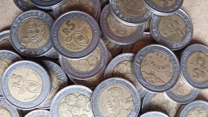 South Africa lot of 50 commemorative R5 coins
