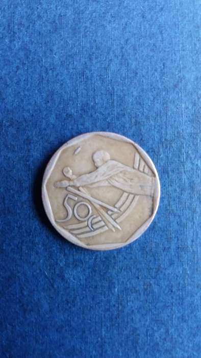 South Africa 2003 50 cents - ICC Cricket World Cup* Mintage 11 749*