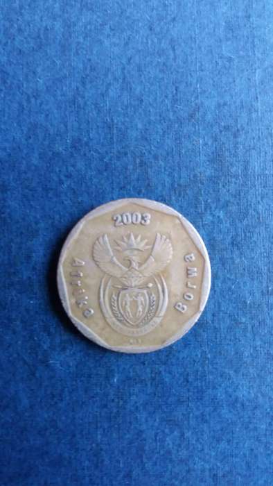 South Africa 2003 50 cents - ICC Cricket World Cup* Mintage 11 749*