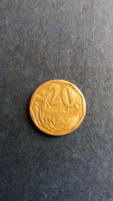 South Africa 2014 20 cent * No Mintage Figures - Difficult to Find*
