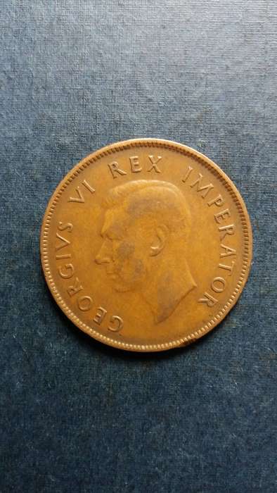 South Africa 1941  1 Penny * George VI -  Mintage  7 870 735*