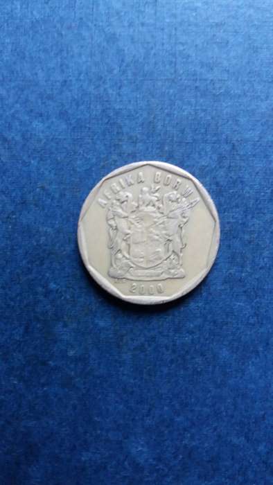 South Africa 2000 50c - Old Coat Of Arms * Mintage 1 152 000 Very difficult to find*