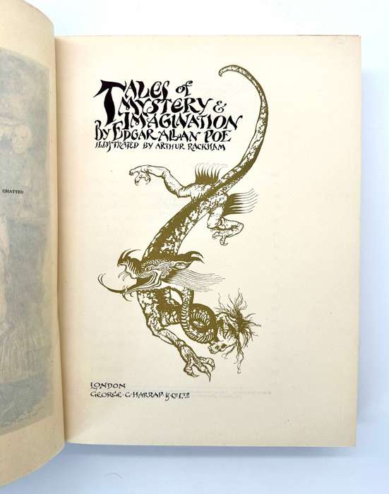 Tales of Mystery and Imagination by Edgar Alan Poe (1st Arthur Rackham Edition)