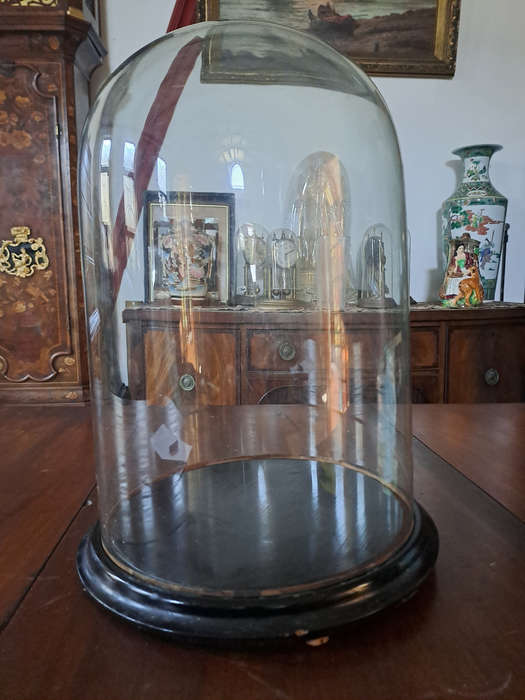 Large 43cm antique glass dome