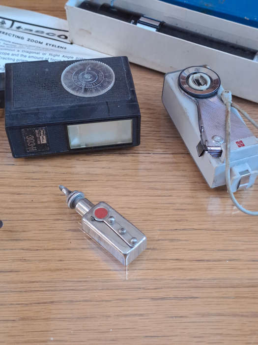 Lot of Vintage camera equipment