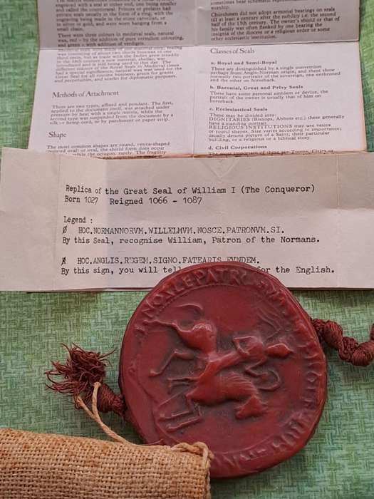 Replica of William Ists Seal: