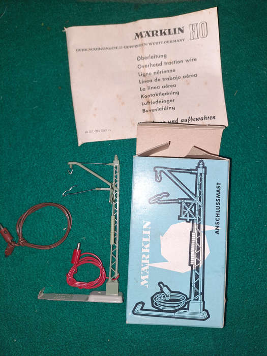 Marklin HO 7010 over head contact line connection new IOP