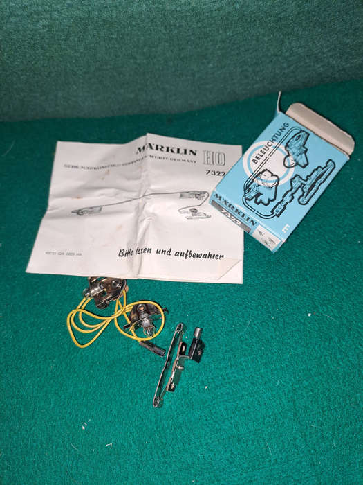 Marklin  HO 7322 interior light set new with booklet IOP