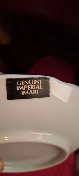 Imari pair small plates