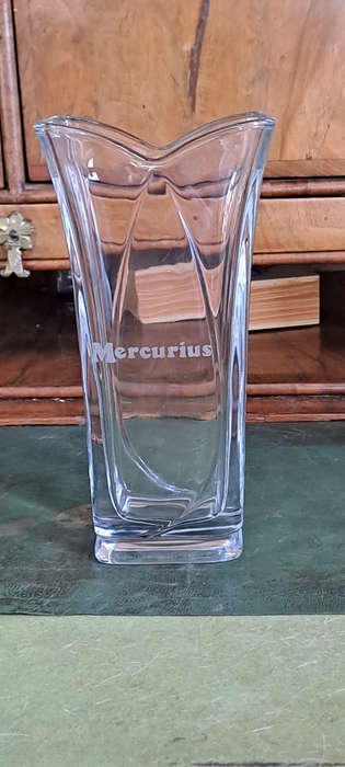 Bormioli Rocco Fidenza Vinciana contemporary vase made in Italy