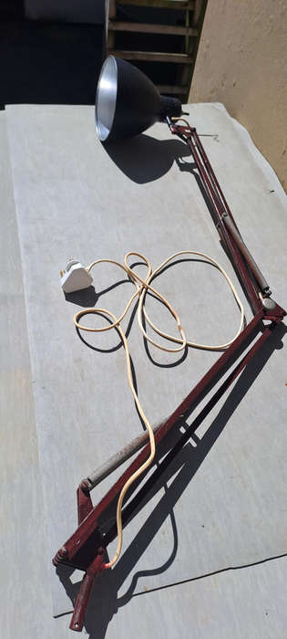 LUXO ANGLEPOISE swivel and spring vintage lamp 110cm long