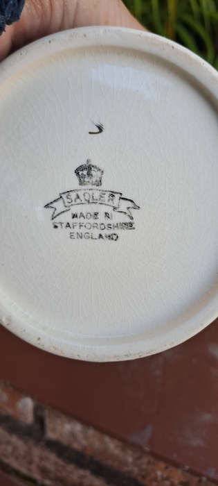 Sadler Stafordshire penny farthing beer mug