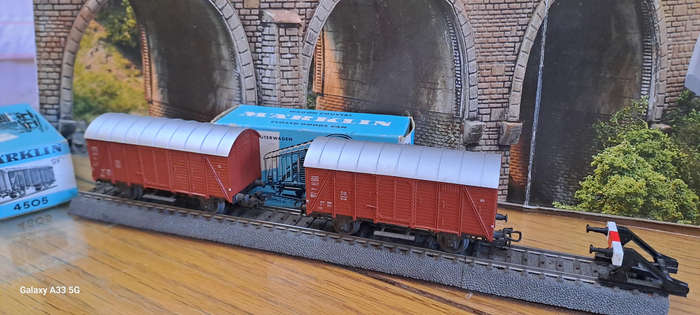 Marklin HO 4505 covered wagon boxed each
