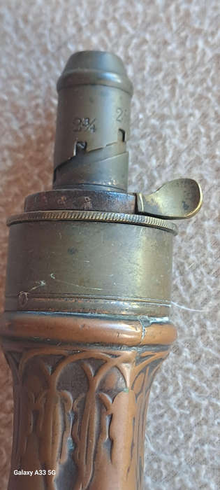 Antique gun powder flask