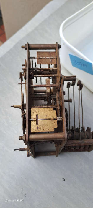 British made clock movement 4 gong