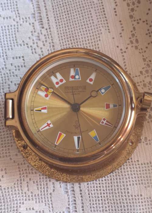 Wempe By Corum Germany regatta nautical ships clock and nautical comfort meter