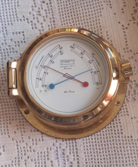 Wempe By Corum Germany regatta nautical ships clock and nautical comfort meter