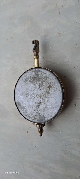 Vintage clock pendulum brass