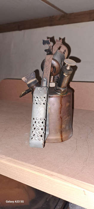 vintage Originla Digger 1pt copper blow torch