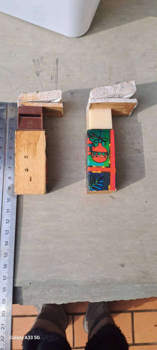 Cuckoo clock bellows pair length 9.4cm working