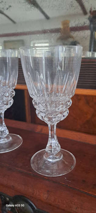 Cristal D'Arques Durand Pompadour crystal glasses