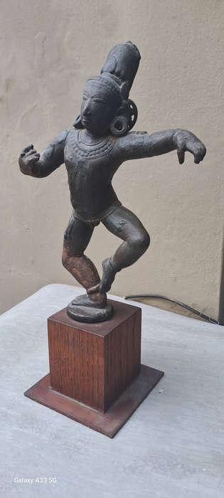 Dancing Krishna antique