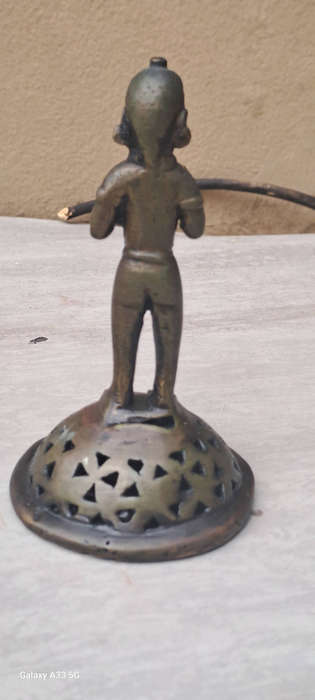Brass Foot Scrubber (Vajri)  Maharashtra or Karnataka, India  19th-early 20th centuries