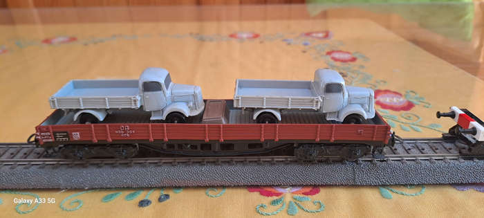 Märklin No. 391/2 Wagon Freight Car Court Low-Sided Wagon Truck HO