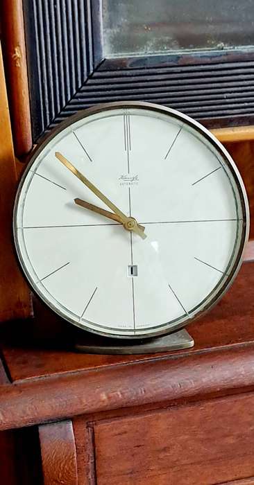 Keinzle Automatic desk clock Art Deco working with date