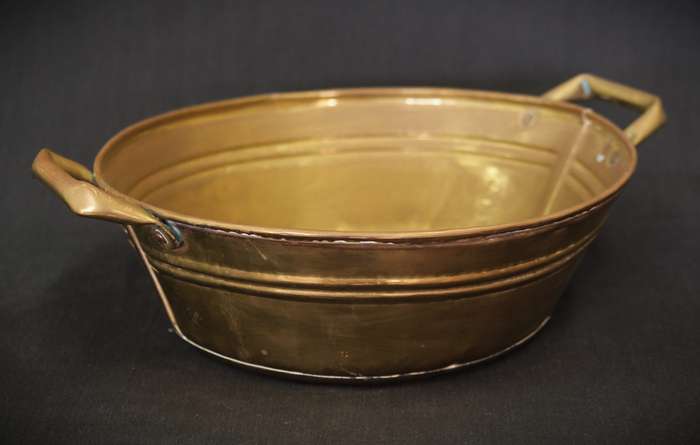 Vintage Brass Dish with handles