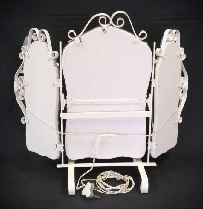 Vintage Dolly Vardan Style Dressing Table Mirror