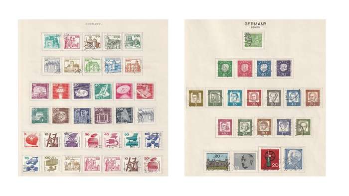 Germany & Anglo American Zone. 15 Page selection of MM* & used stamps.