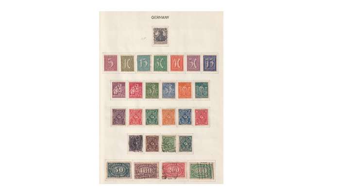 Germany & Anglo American Zone. 15 Page selection of MM* & used stamps.