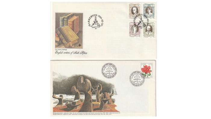 History Commemorative Cover 10 Off selection with informative insert sheets.