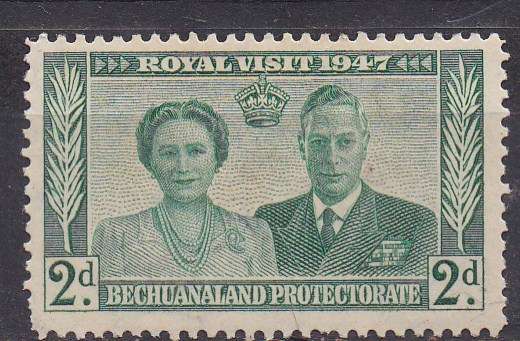 Bechuanaland 1947 Royal visit 2d MM