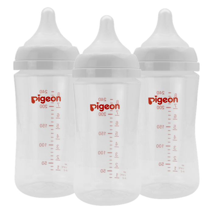 Pigeon Triple Pack Softouch 3 Bottle 240ml Medium