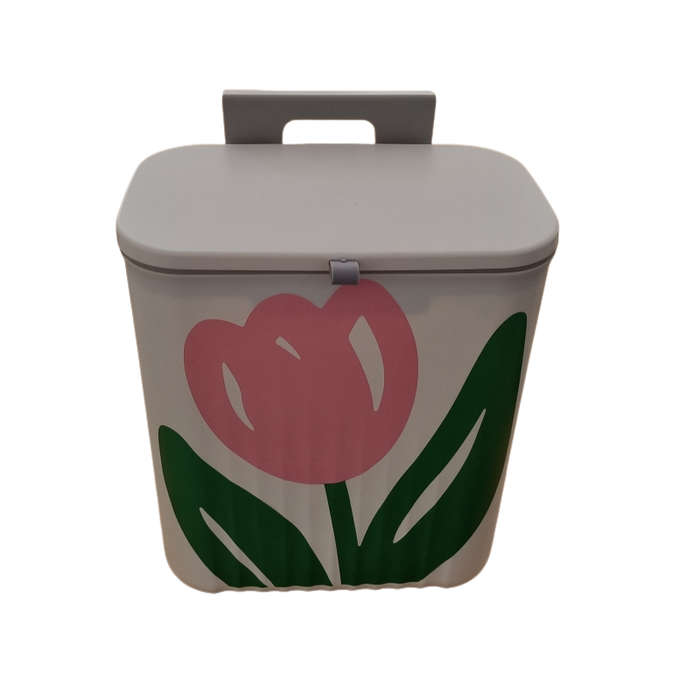 Wall Mounted Tulip Trash Can