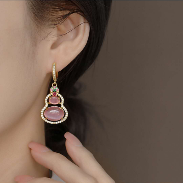 New Chinese style gourd earrings