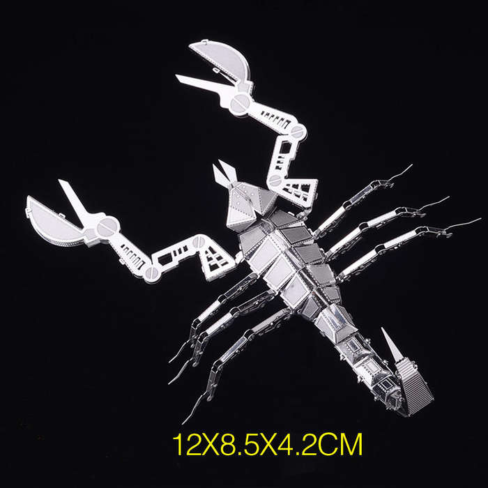3D Metal Puzzle Scorpion with Tools