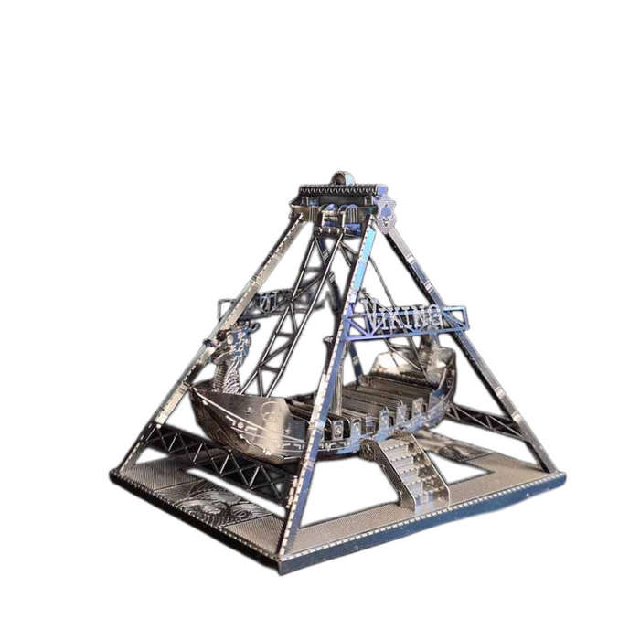3D Metal Puzzle Viking Ship with Tools
