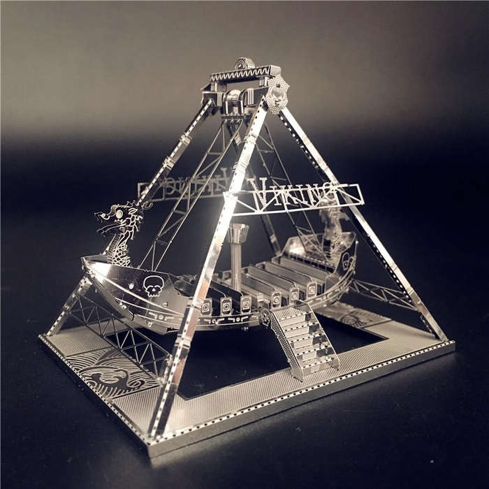 3D Metal Puzzle Viking Ship with Tools