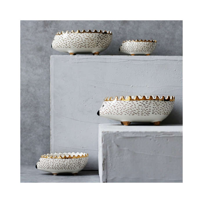Nordic Style Hedgehog Measuring Bowls Set of Four