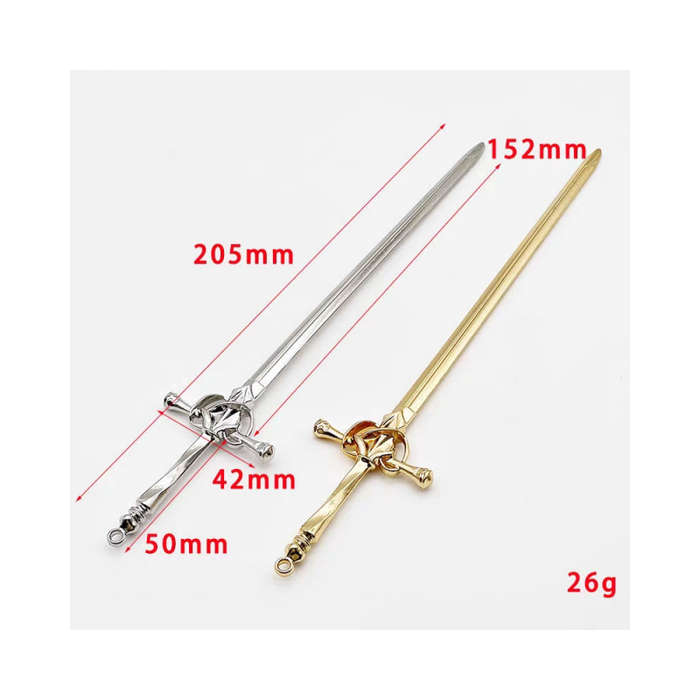 Unisex Sword Hairpin Two-piece Set