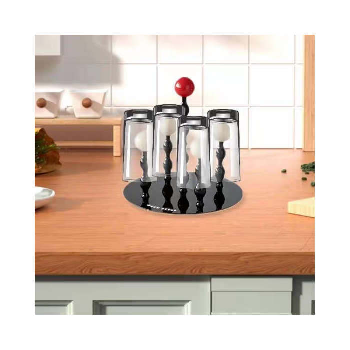 Rotating Six Cups Stand