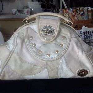 White Leather Hand Bag