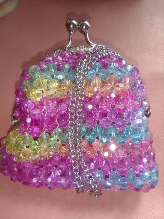 Glass Crystal Coin Purse - Unicorn