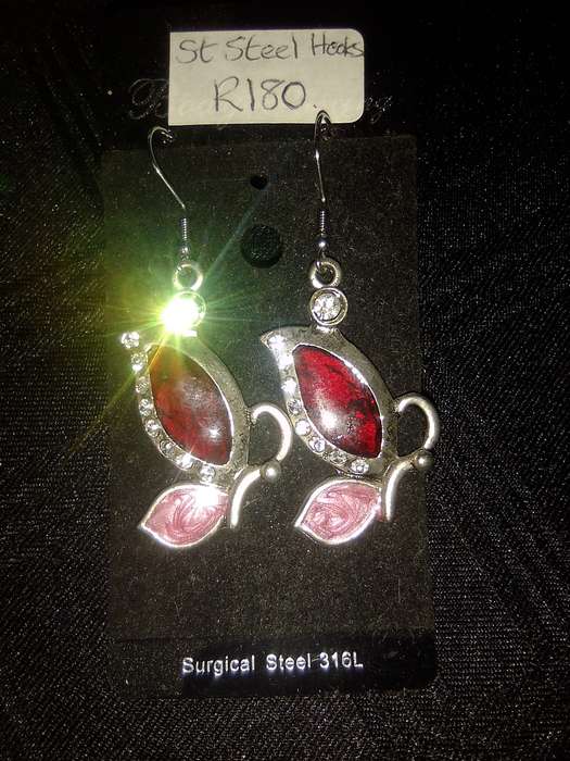 Stainless Steel Butterfly Earrings