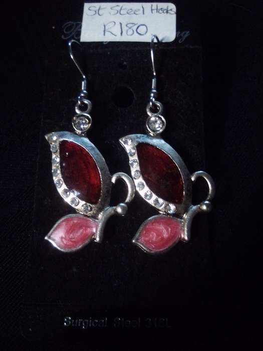 Stainless Steel Butterfly Earrings