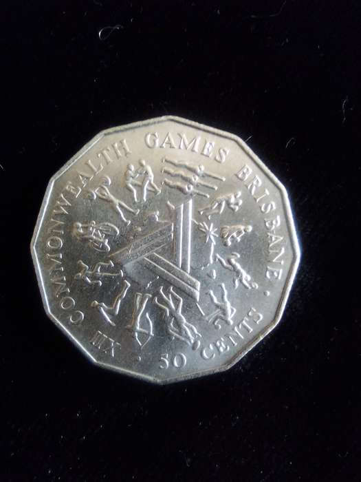 50c Brisbane Commonwealth Games Coin - 1982
