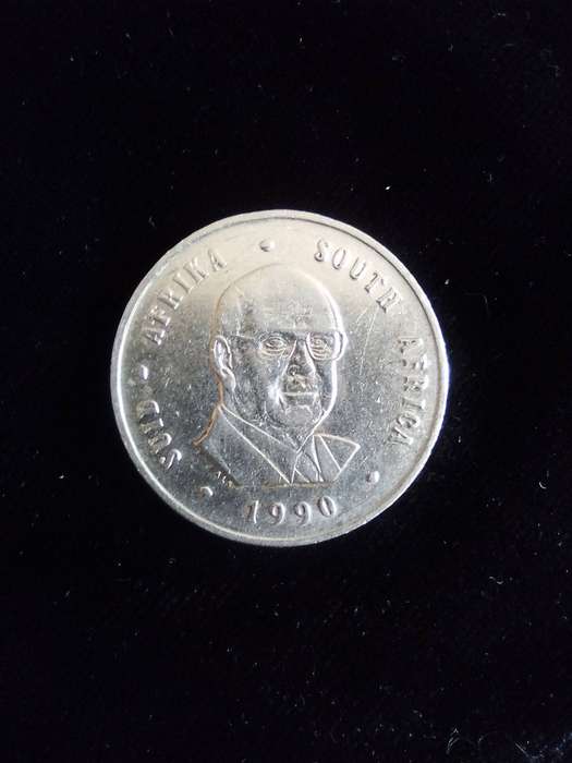 South African One Rand Coins - 1990